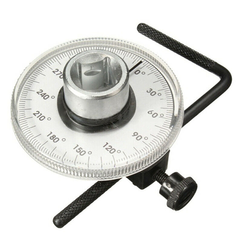 1/2'' Adjustable Drive Torque Angle Gauge Auto Garage Tool Set For Hand Wre BX