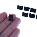 10X Black Rubber A Type Female USB Anti Dust Protector Plugs Stopper Cover ME