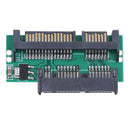 1.8" Micro SATA MSATA TO 7+9 2.5" SATA Adapter Converter Card Connector 3. FT
