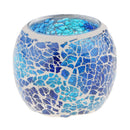 Tabletop Mosaic Glass Candle Tea Light Holder Votive Candleholder Bowl