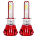 2pcs Car Motorcycle 3000K 6000K 8000K COB LED Fog Lamp Tail Light Bulbs