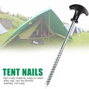 Stainless Steel Outdoor Tent Accessories Spiral T-shape Tent Nail Windproof
