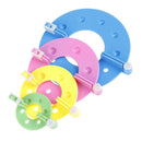 8PCS 4 sizes Fluff Ball Weaver PomPom Maker Knitting Loom Kit3c