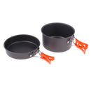 Camping Cookware And Pot Set Nonstick Aluminium Pot Pan Kettle For Travel
