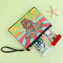 DIY Elephant Special Shaped Diamond Painting Wristlet Clutch Zipper Wallet