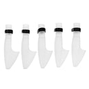5Pcs Fishing Rod Cap Sea Rod Tip Protector Rod Pole Head Cover Sleeves 6#