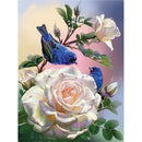 Full Square Diamond 5D Diy Diamond Painting "Bird And Flower" Embroidery Cr