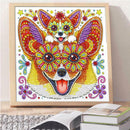 5D DIY Special Shaped Diamond Painting Dog Cross Stitch Mosaic Craft Kits