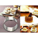12PCS CUTTERS ROUND Plain in Graduated Sizes for Pastry Cookie Cake Mousse etc