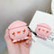 Pink Squid Protective Case Shockproof Soft Silicone Cover Skin for Airpods 1/2
