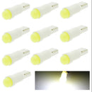 10 X SMD LED COB T5 0.3 W Car Incaditor License Plate Lamp White 21MO