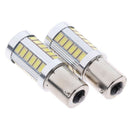2X White 7443 7440 33SMD Tail Brake Stop High Power LED Bulbs 6000K 1_
