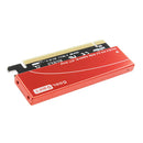 2Pieces M.2 NVMe SSD to PCI-e X16 Converter Card with Heat Sink for NGFF
