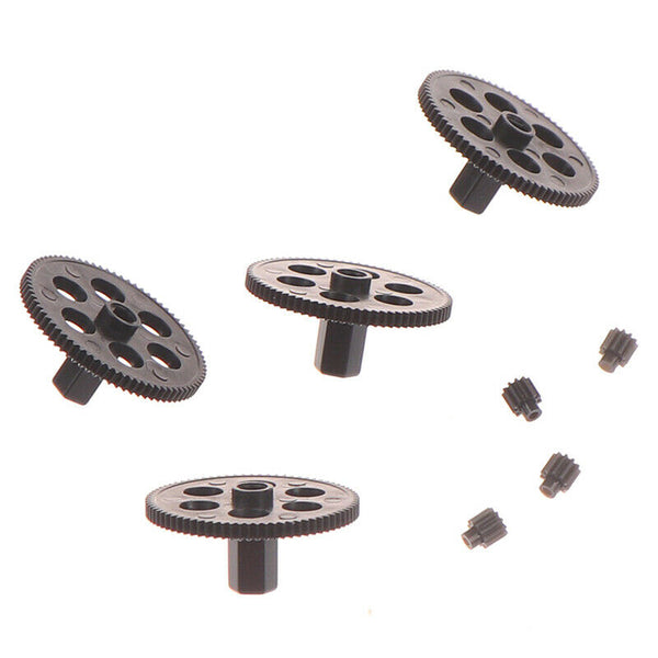 8PCS Upgrade Shaft Gear Spare Parts for Visuo XS809 XS809HW XS809HC RC Drone Kw