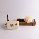 Useful Bath Sponge Shower Rectangle Soft Natural Fiber Brush Clean Rich Foam: Kw