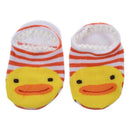 1 pair of baby socks anti-slip Non-slip socks slippers (color random)
