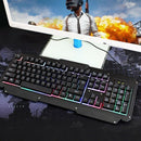 Multiple Color Rainbow Led Backlit Mechanical Feeling Usb Wired Gaming Keyb