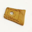 Finger Leather Thimble Sheepskin With Metal Tip For Sewing Needle Sewining Tool
