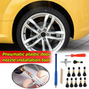 23pcs/set Car Valve Core+Valve Stem+Core Remover+Plastic Stem Puller+4 Way Tool