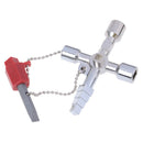 1PC Key Wrench Cross Switch Alloy Universal Square Wrench Tool socket wrenchME