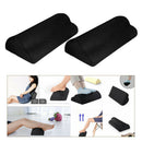 2xFootrest Under Desk High Density Sponge Ergonomic Foot Rest Cushion for Office