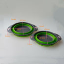 2 Collapsible Colander Foldable Kitchen Strainer For Fruits