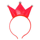 1x Tiara Pink Crown Light-Up LED Blinking Flashing Headbands Party Favors
