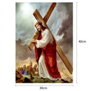 5D DIY Full Drill Diamond Painting Cross Religious Cross Stitch Embroidery