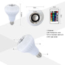 Bluetooth Control Music Audio Speaker LED RGB E27 Bulb Light Lamp Color Changing