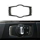 Carbon Fiber Headlight Switch Frame Trim *1 For BMW 3 Series E90 E92 E93 ACY