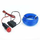 5 Meters Blue Auto Car LED Wire Cold Light Line Lamp Interior Atmosphere Strip.