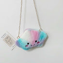 Lovely Plush Women Crossbody Bags Cartoon Chain Shoulder Handbag (Style 2)