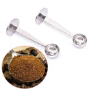 Stainless Steel Stand Coffee Spoon Measuring Tamper Spoon CoffeewareB Hn
