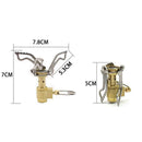 Camping Pocket Picnic Cooking Gas  Brass Stove Portable 3000w Mini Furnace