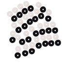 50 Pieces Felt Safety Strap Lock Gaskets Covers DIY for Acoustic/Electric Guitar
