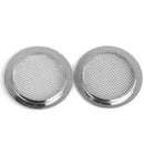 2x Guitar Soundhole Insert Speaker Grills for Resonator Dobro Guitar Chrome