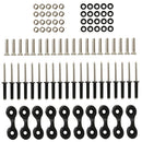 Kayak Bungee Cord Kit -10 Nylon Pad Eye-20 Stainless Steel Screws Nut Gasket and