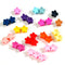 30x Baby Kids Girls Cute Claw Flowers Candy Mini Hair Clips Headdress CA