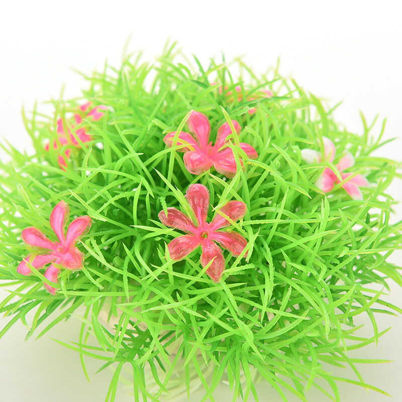 Top Plastic Plant Artificial Water Grass for Aquarium Fish Tank Ornament Decor