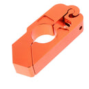 Orange Motorcycle Handlebar Bar Grip Brake Lever Lock Anit Theft Security