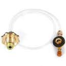 Portable Camping Stove Use Burner Gas Propane Refill Adapter Flat Tank Coupler