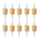 20PCS Universal Large Inner In-line Fuel Filter Gas Petrol Pipe 1/4