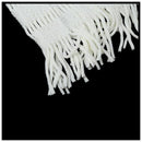 Women Warm Infinity 2 Circle Cable Knit Cowl Neck Tassel Scarf Shawl Xmas G T8E9