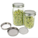 1Pc Stainless steel strainer sprouting lid for canning jars wide mouth OZ