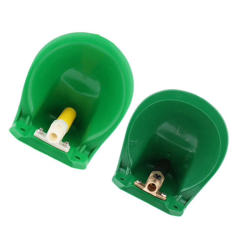 Automatic Farm Grade Plastic Stock Waterer Horse Cattle Goat Sheep Dog - 2 Pack