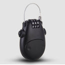 Telescopic Rope Combination Locks, Luggage Password Padlock Travel Bag Bicy