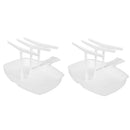 2 Pcs Defrosting Kitchen Craft Microwave Bacon Rack BBQ Picnic Hanger Cooker