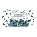 Plants PVC Wall Stickers Sofa Bedroom TV Background Stickers Decor (PH1008) A