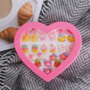 12Pairs Cute Clip-On No Pierced Earrings For Kids Child Girls Christmas Gift Hn