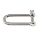 Boat Marine 1/4" D Ring Anchor Shackle Screw Pin - 304 Stainless Steel